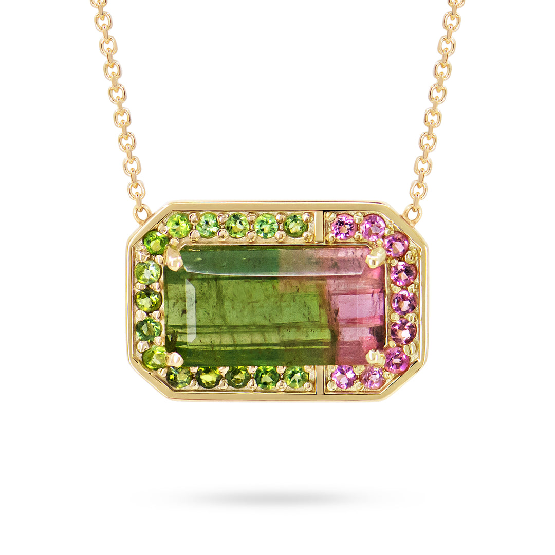 Watermelon Sugar Halo Pendant