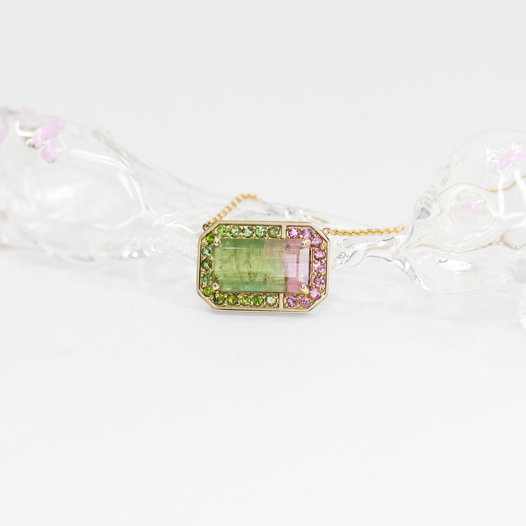 Watermelon Sugar Halo Pendant