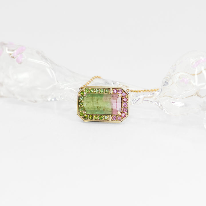 Watermelon Sugar Halo Pendant