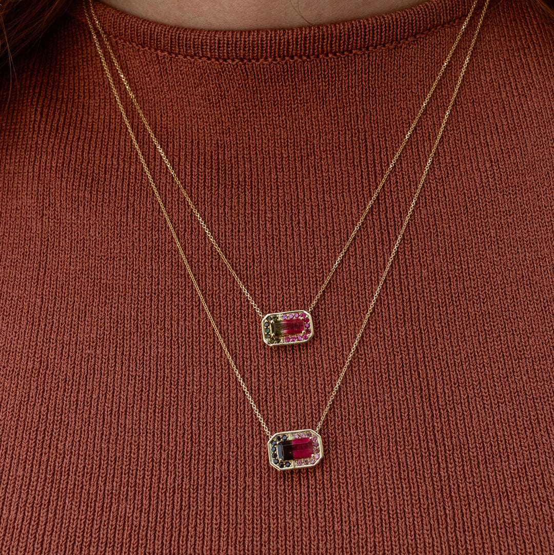 Watermelon Sugar Halo Pendant