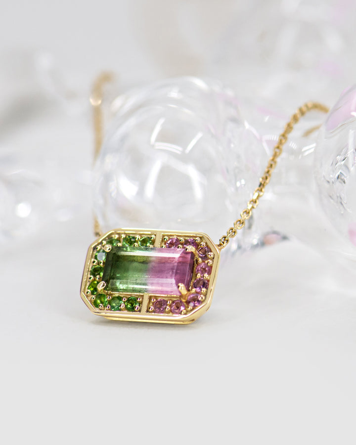 Watermelon Sugar Halo Pendant
