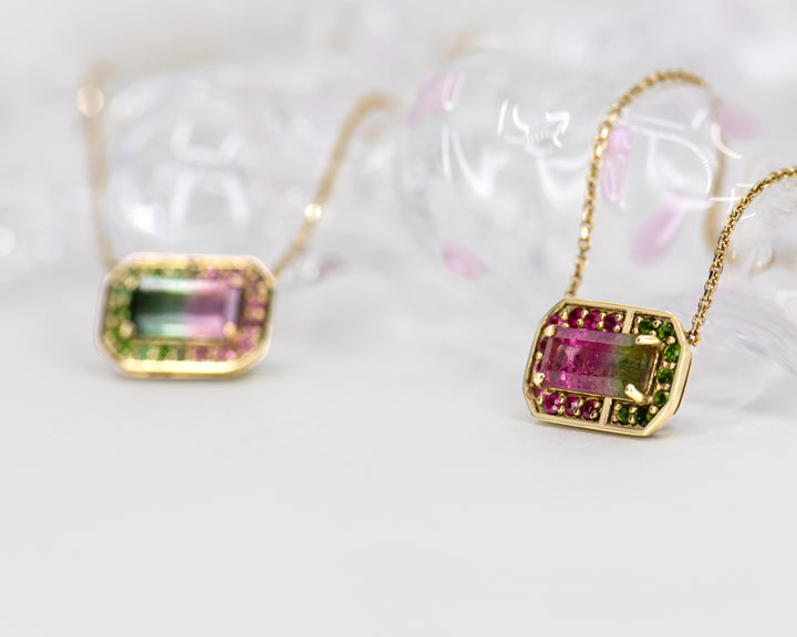 Watermelon Sugar Halo Pendant