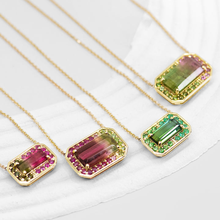 Watermelon Sugar Halo Pendant