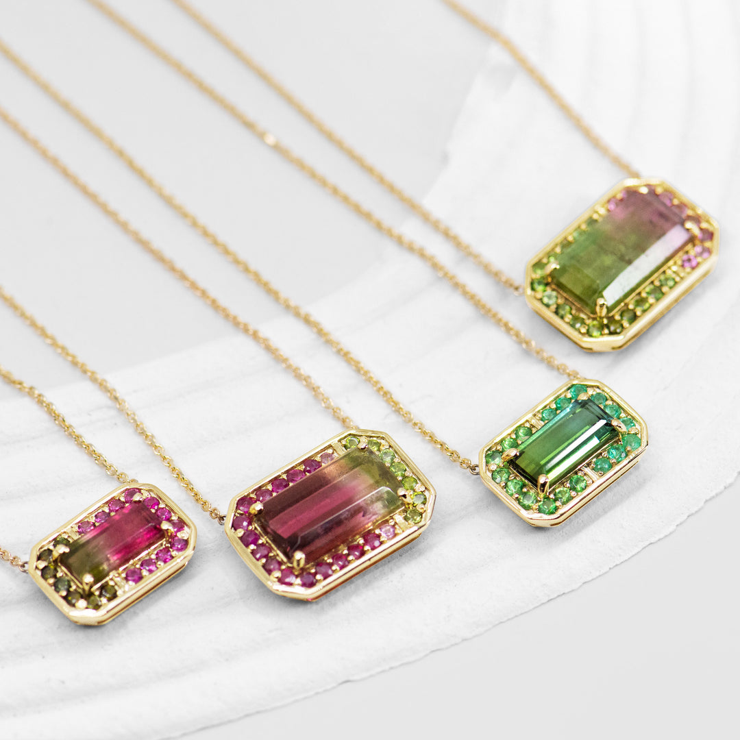 Watermelon Sugar Halo Pendant