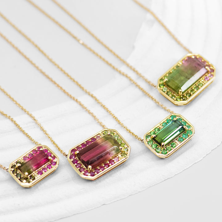 Watermelon Sugar Halo Pendant