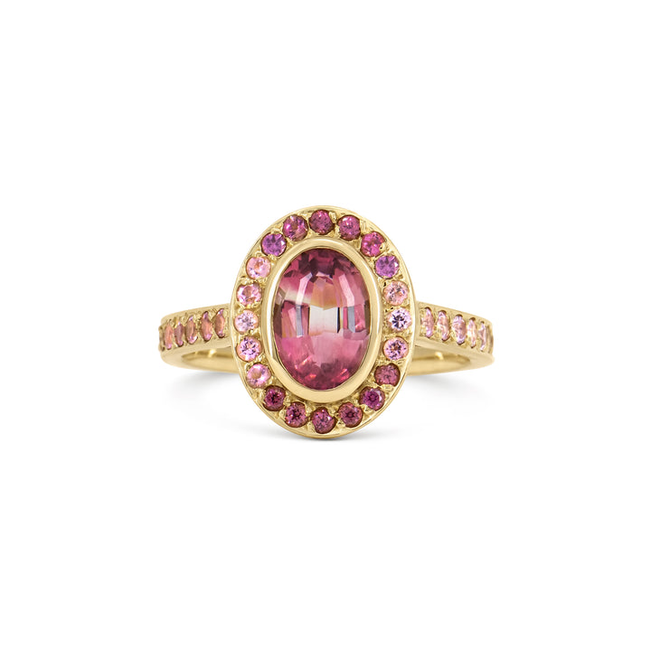 Watermelon Sugar Ring - Oval, Single Row Style