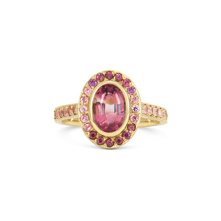 Watermelon Sugar Ring - Oval, Single Row Style