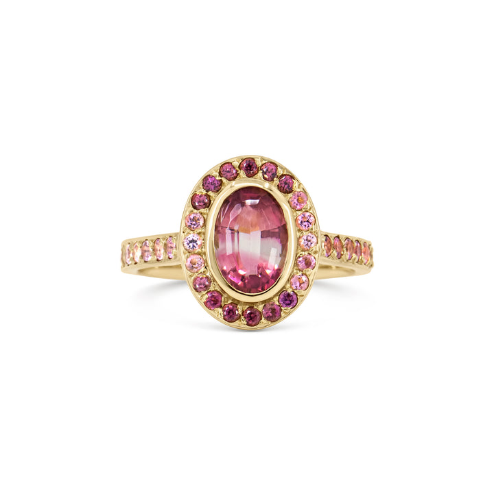 Watermelon Sugar Ring - Oval, Single Row Style