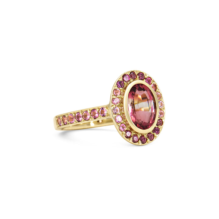 Watermelon Sugar Ring - Oval, Single Row Style