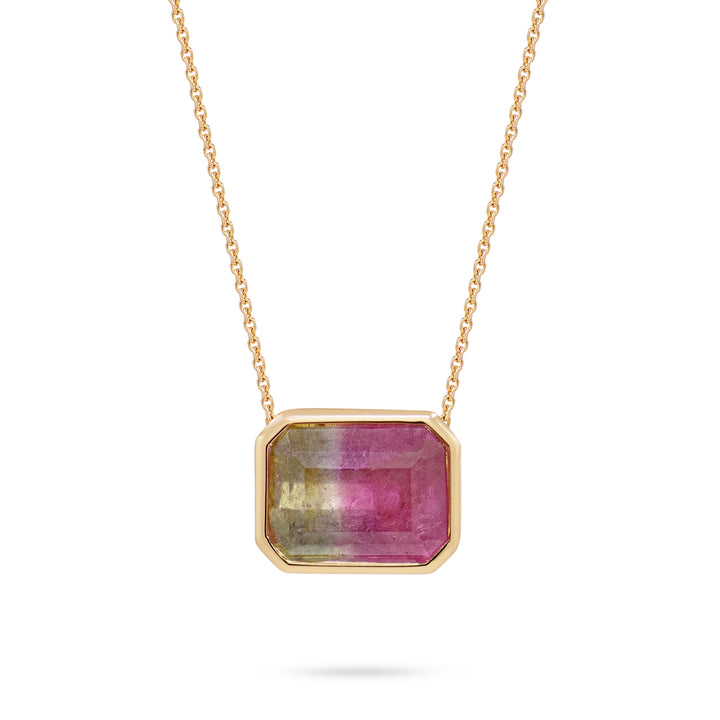 Watermelon Sugar Pendant - Bezel Set
