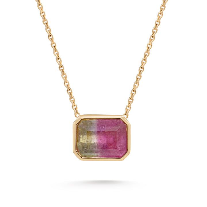 Watermelon Sugar Pendant - Bezel Set