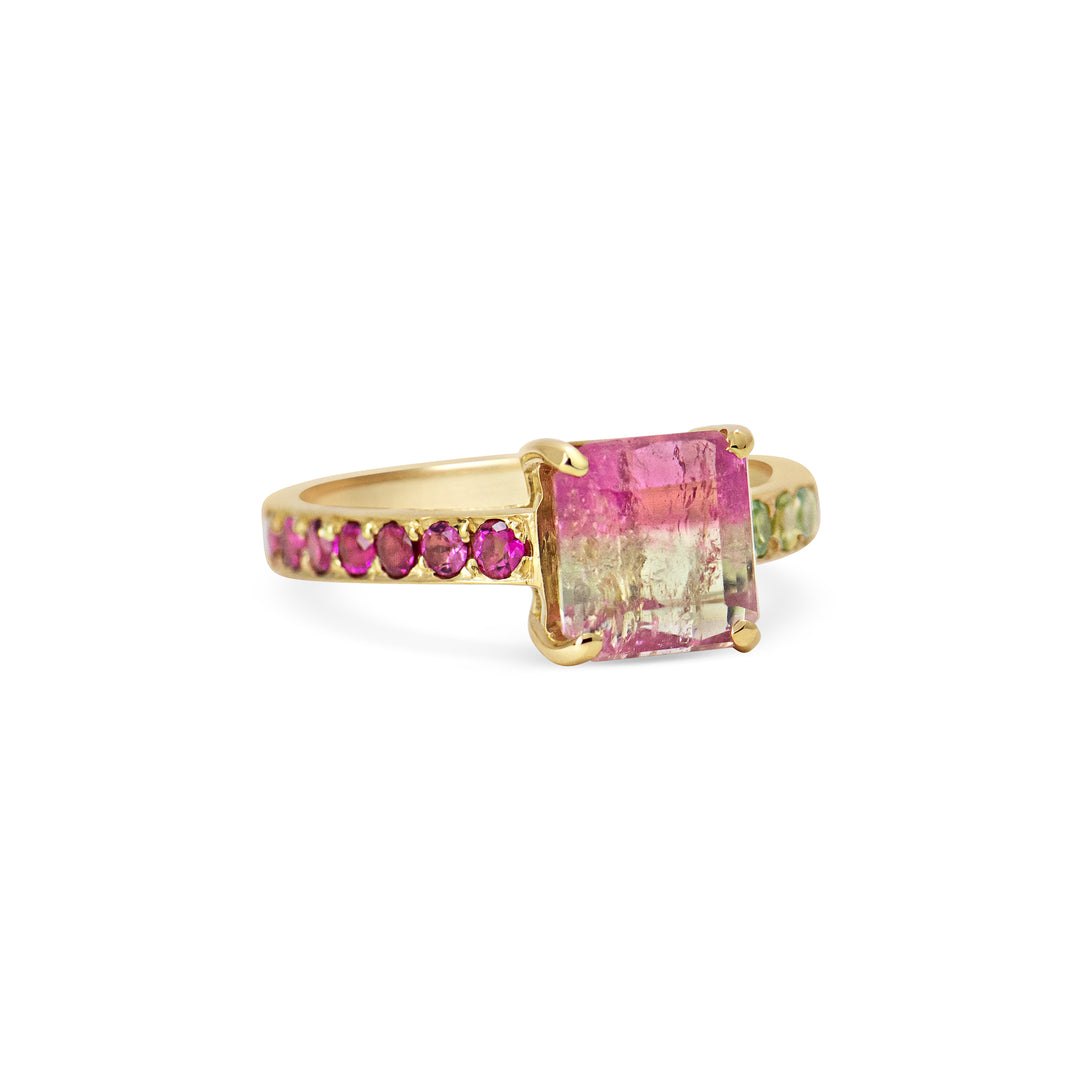 Watermelon Sugar Ring - Medium, Single Row Style