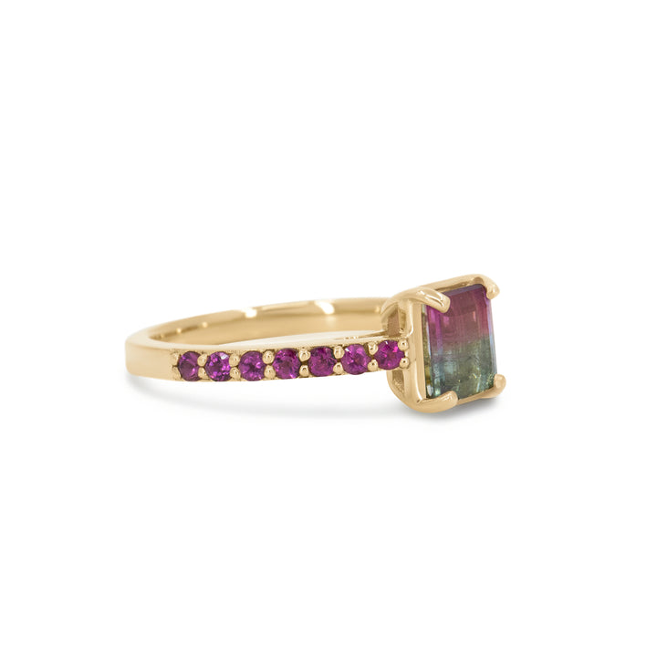 Watermelon Sugar Ring - Small, Single Row Style