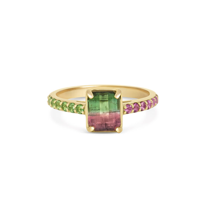 Watermelon Sugar Ring - Small, Single Row Style