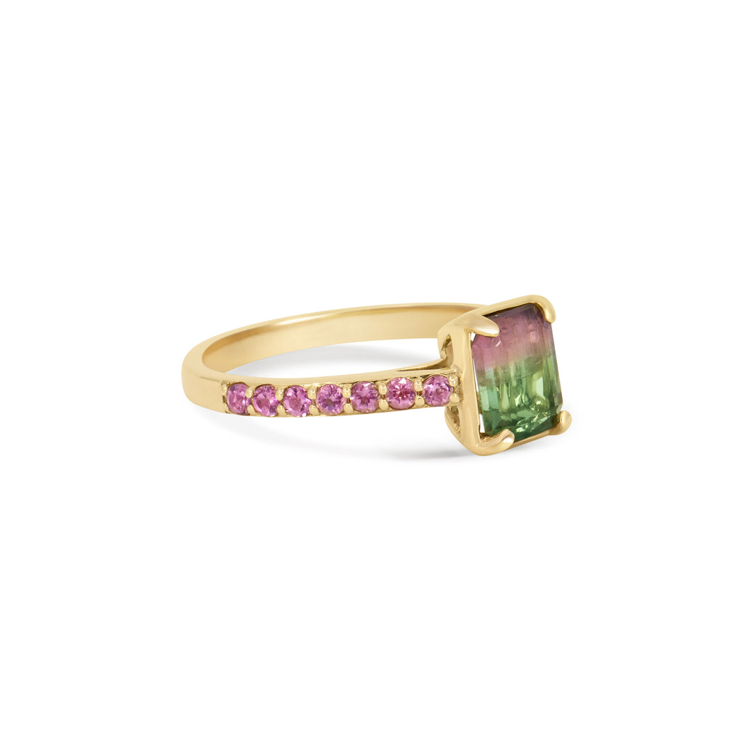 Watermelon Sugar Ring - Small, Single Row Style