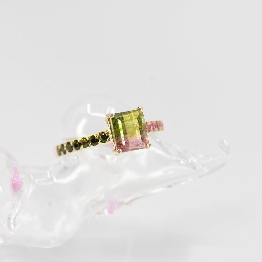 Watermelon Sugar Ring - Small, Single Row Style