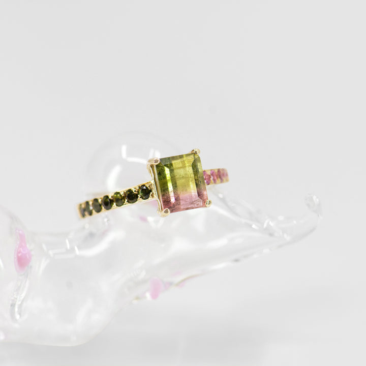 Watermelon Sugar Ring - Small, Single Row Style