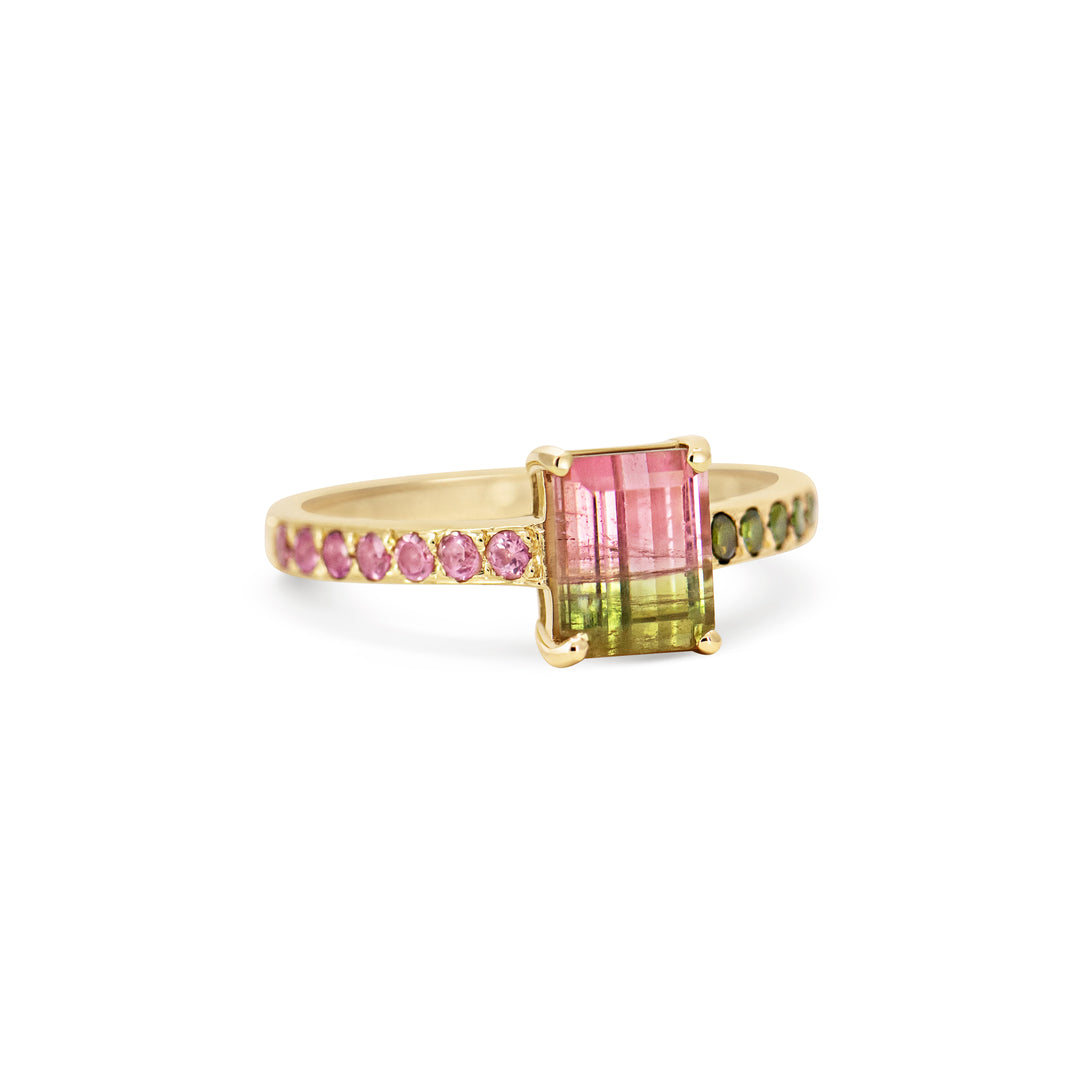 Watermelon Sugar Ring - Small, Single Row Style