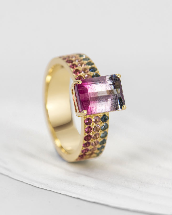 Watermelon Sugar Ring - Triple Row Style