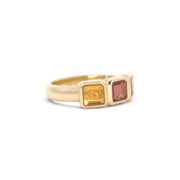 Golden Futures Three Stone Ring