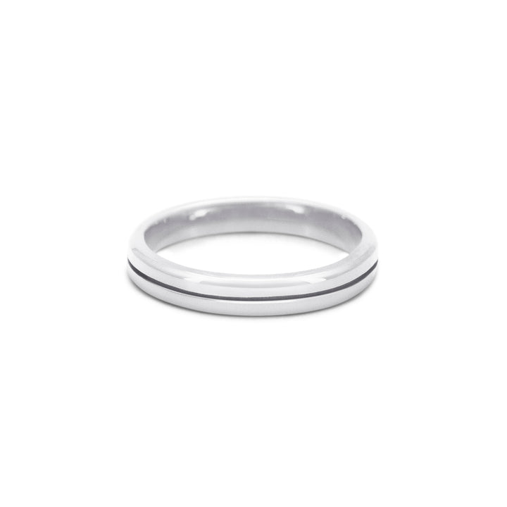 Slim Single Groove Ring