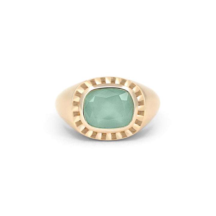 Sunray Signet Ring