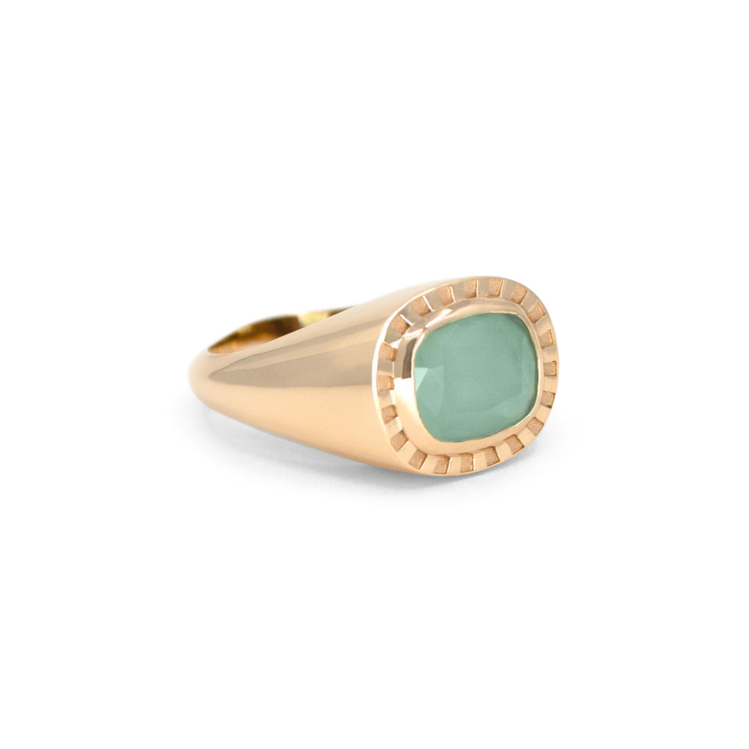 Sunray Signet Ring