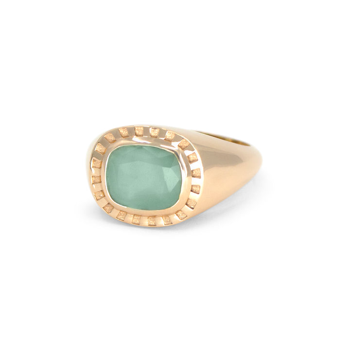 Sunray Signet Ring