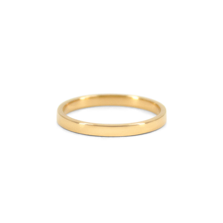 Square Edge Wedding Band