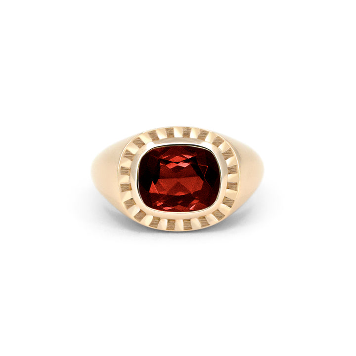 Sunray Signet Ring