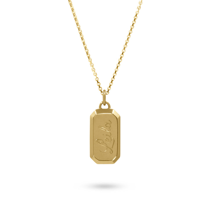 Ingot Pendant - Vertical